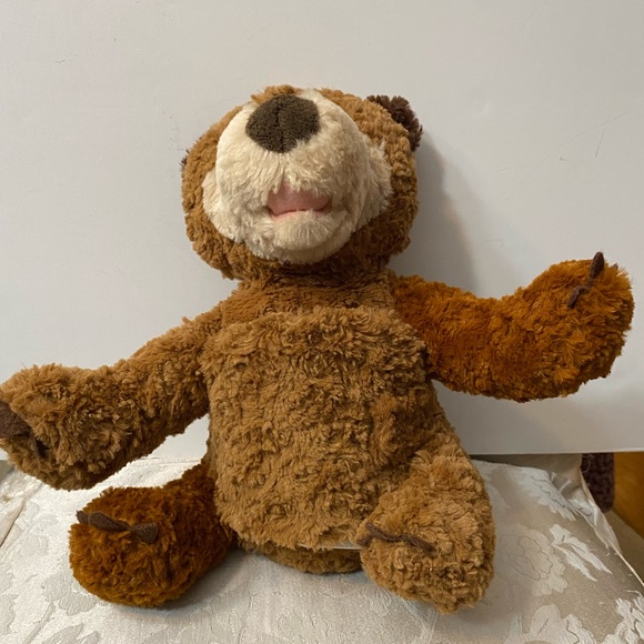 Zoobies Brown Bear Plush 11" With Cloth Book Eric Carle Stuffed Animal Toy - Picture 6 of 15